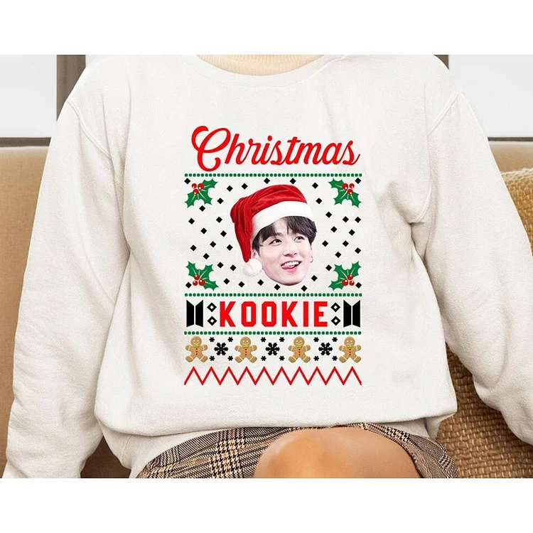 BTS Jungkook Christmas Kookie Sweatshirt