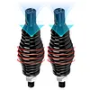 2 LED Quick Release Antenna Kit Spiral Whip Light Mounting Base for ATV UTV RZR