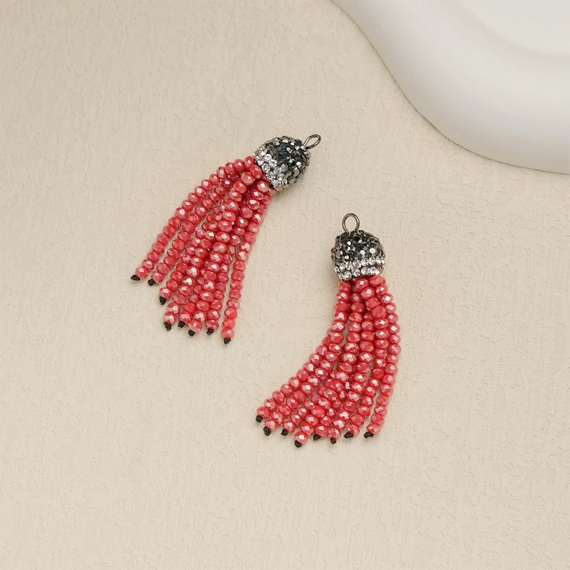 1 Piece Glass Solid Color Pendant