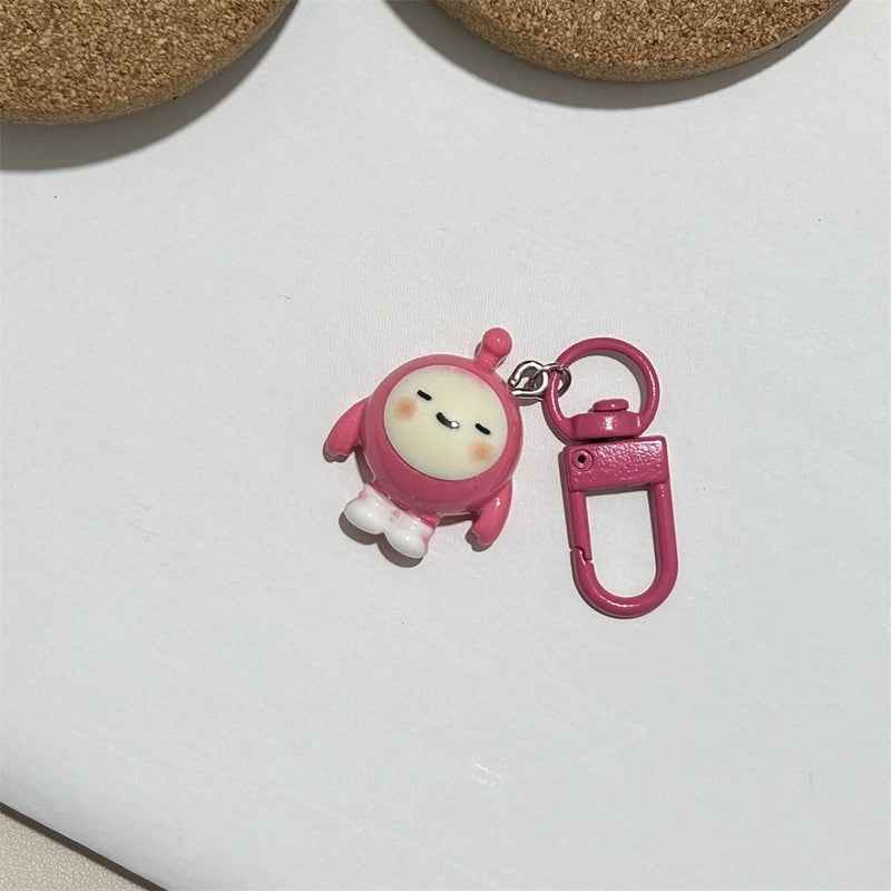 Colorful Keychain Egg Party Pendant Cyber Celebrity Cartoon Hanging Ornaments Strange Cute Egg Matching Girls’ Accessories