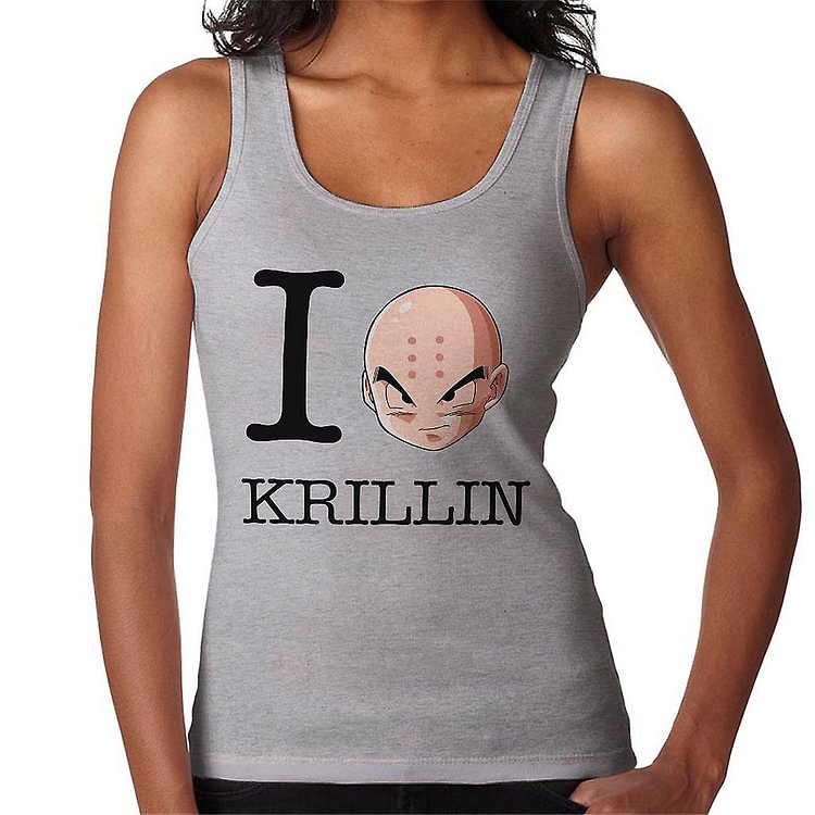 Dragon Ball Z I Love Krillin Women's Vest