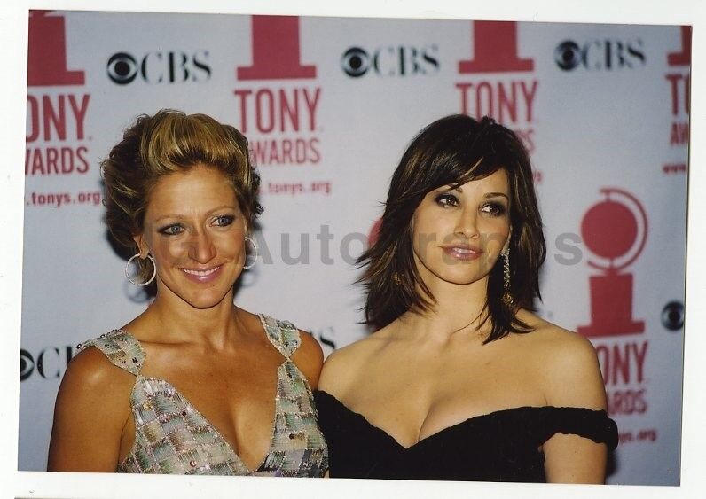 Gina Gershon & Edie Falco - Vintage Candid Photo Poster paintinggraph by Peter Warrack