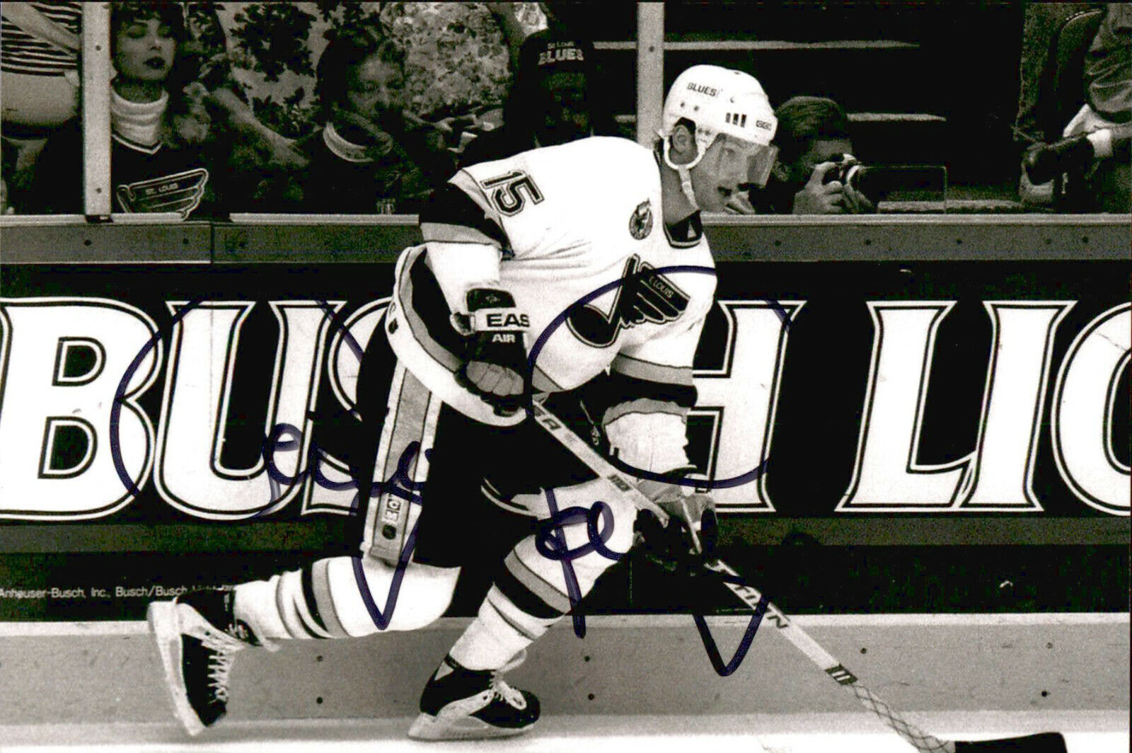 Craig Janney SIGNED autographed 4x6 Photo Poster painting ST LOUIS BLUES #2