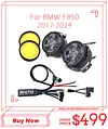 WOYO MOTO Modify Motorcycle Light Lamp Kits For BMW F850 2017-2024, With DWA Plug, 1 Pair of Lamp.