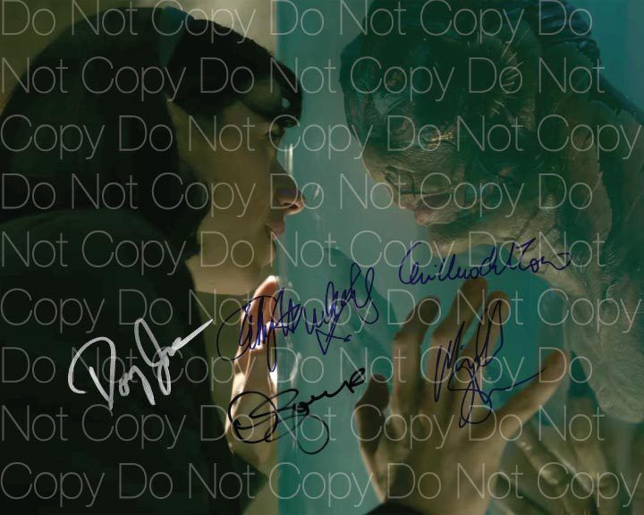 Shape of Water signed Hawkins Doug Jones Del Toro 8X10 Photo Poster painting picture poster RP