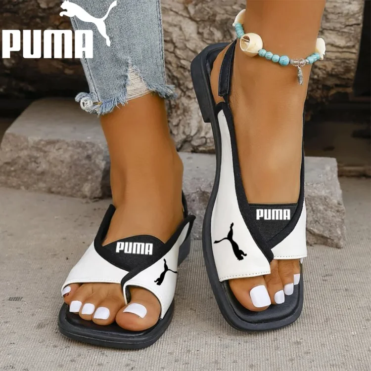 PUMA 2025 DÁMSKÉ KOŽENÉ SANDÁLY