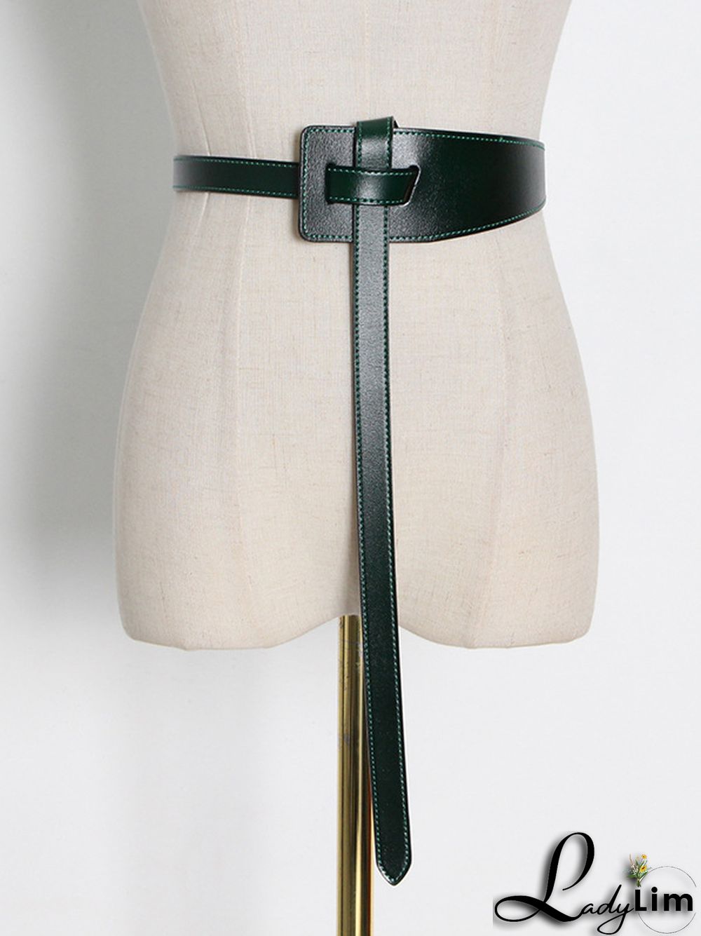 Asymmetric Solid Color Belts