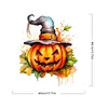 Halloween Pumpkin-Paint by Numbers Acrylic Paintingg 40*40CM(Watercolor)