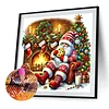 (40*40cm)Christmas Gnome - Full Round Drill Diamond Painting
