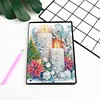 50 Pages A5 Special Shaped Candle Mosaic Diamond Sketching Book Kit