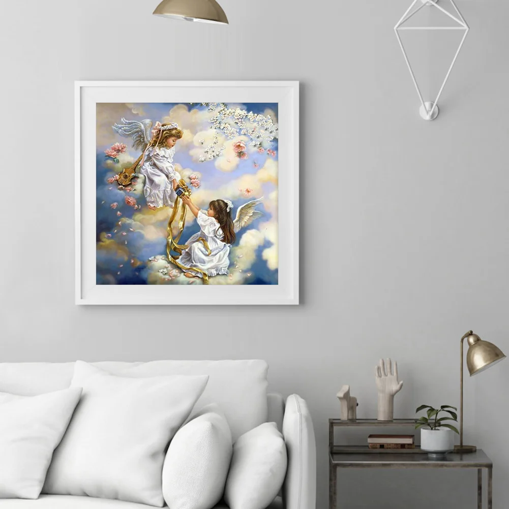 Diamond Painting - Full Round Drill - Little Angel(Canvas|30*30cm)