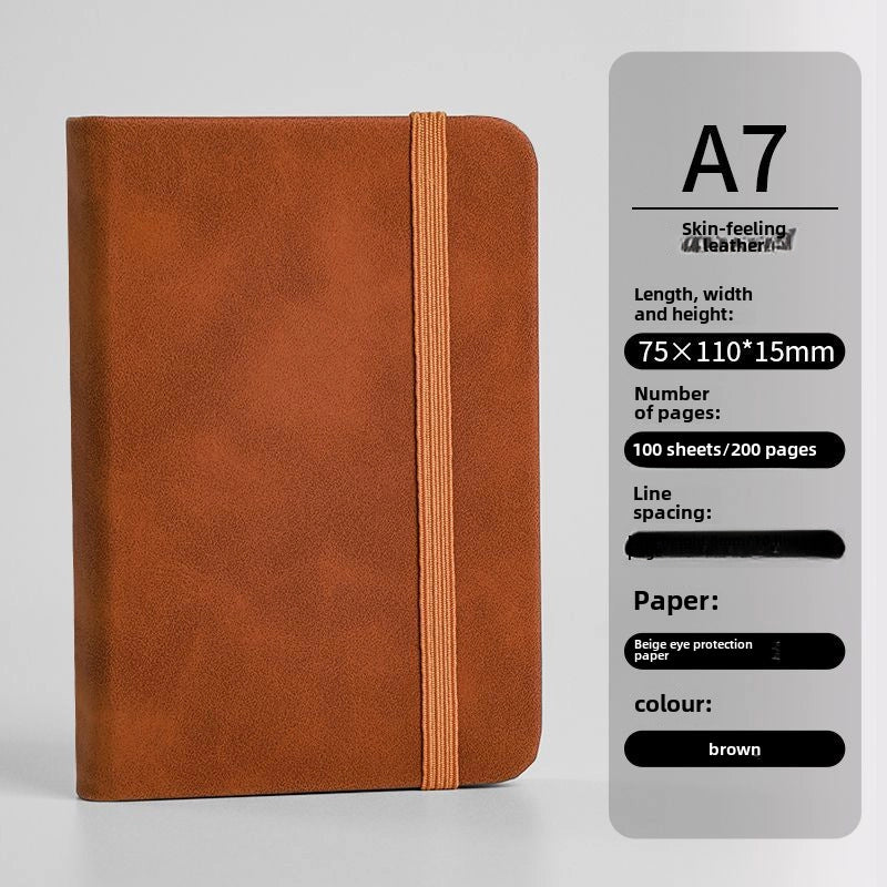 A7 Small Notebook Notepad Portable Small Notebook Pocket English Word Book Mini Notebook Notes