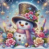 (Multi-Style) Snowman-11CT Stamped Cross Stitch 40*40cm/15.75*15.75in