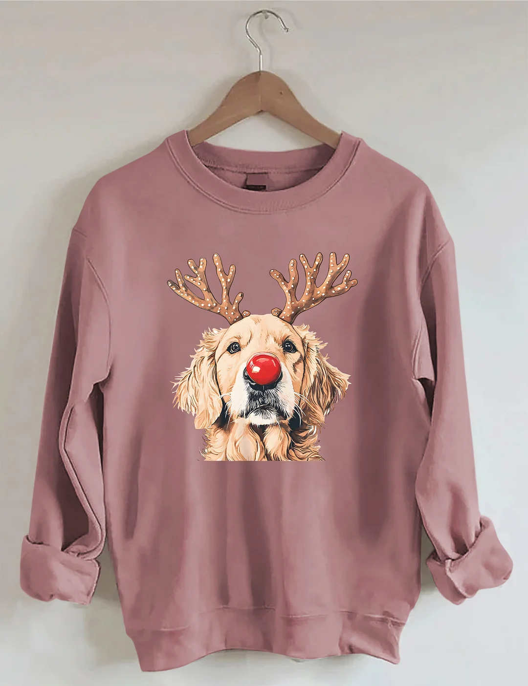 Golden Retriever Reindeer Christmas Sweatshirt