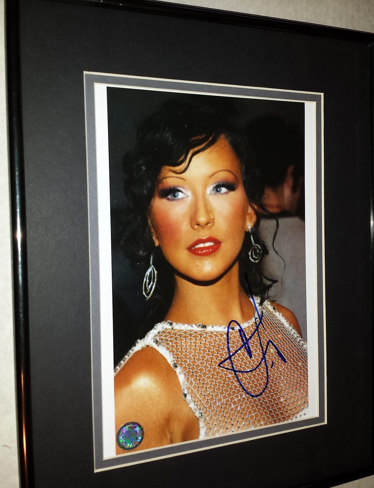 Christina Aguilera 8x10 Signed Autographed Double Matted Sexy GFA COA