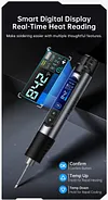 FNIRSI HS-03 Cordless Upgraded Soldering Iron 10W 100-450&deg;C Swappable 2600mAh Battery Type-C 0.96" IPS Screen 1&deg;F Step Adjustment F210 Tips 7s Heat Up 