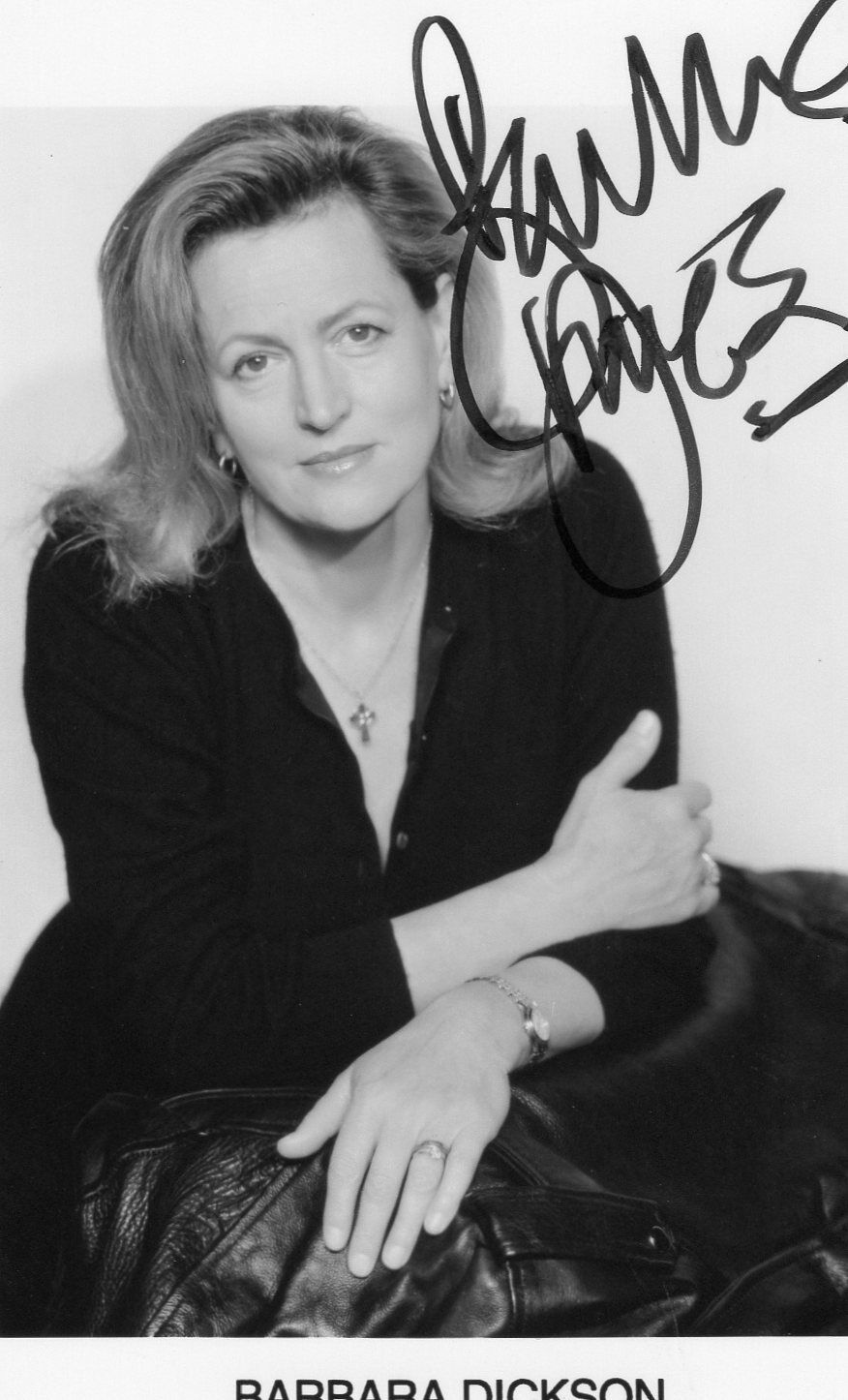 BARBARA DICKSON AUTOGRAPH, SINGER SONGWRITER