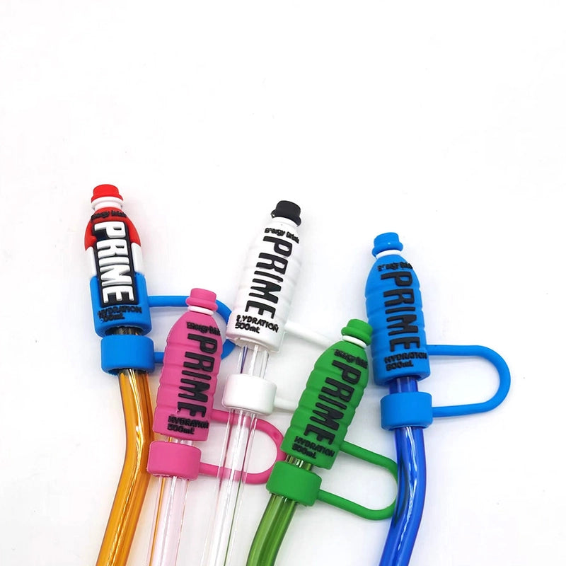 Cute Beverage Bottle PVC Straw Decorative Cap 1 Piece