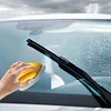 Car Glass Oil Film Remover Brush with Refill Liquid Auto Glass Cleaning Mouse