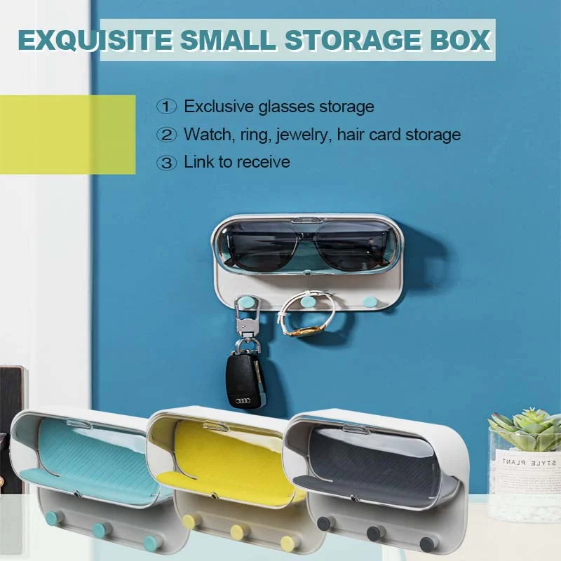 Bathroom Hole-free Glasses Storage Box