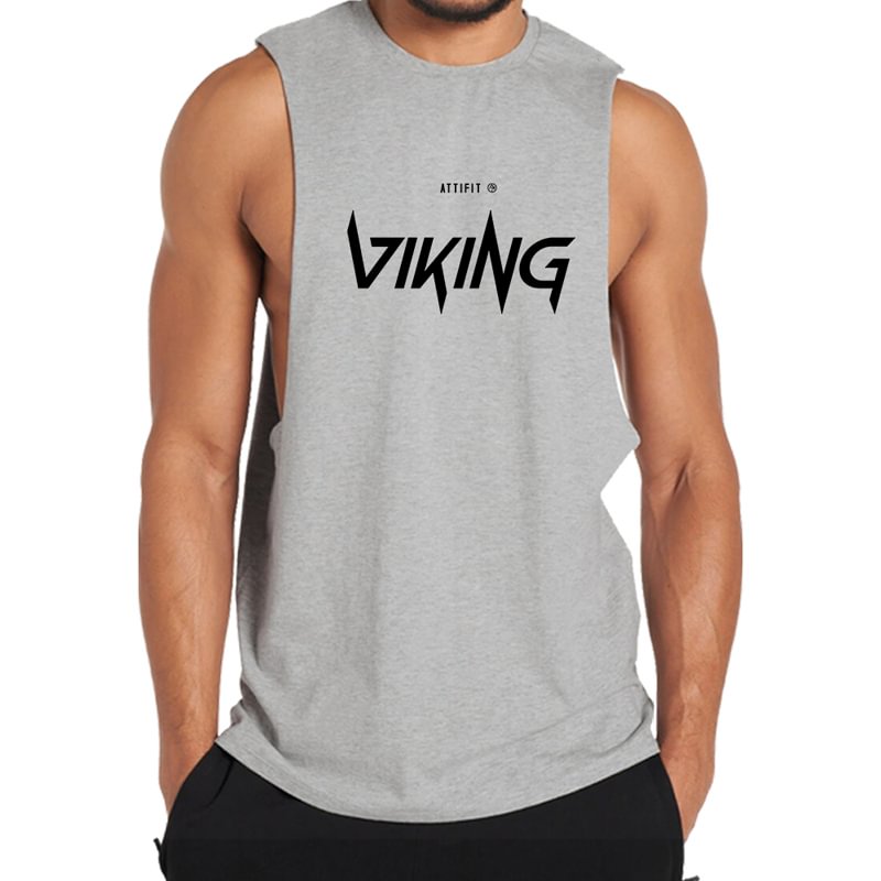 Cotton Viking Graphic Men's Tank Top tacday