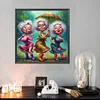 Funny Granny-Paint by Numbers Acrylic Painting 40*40CM