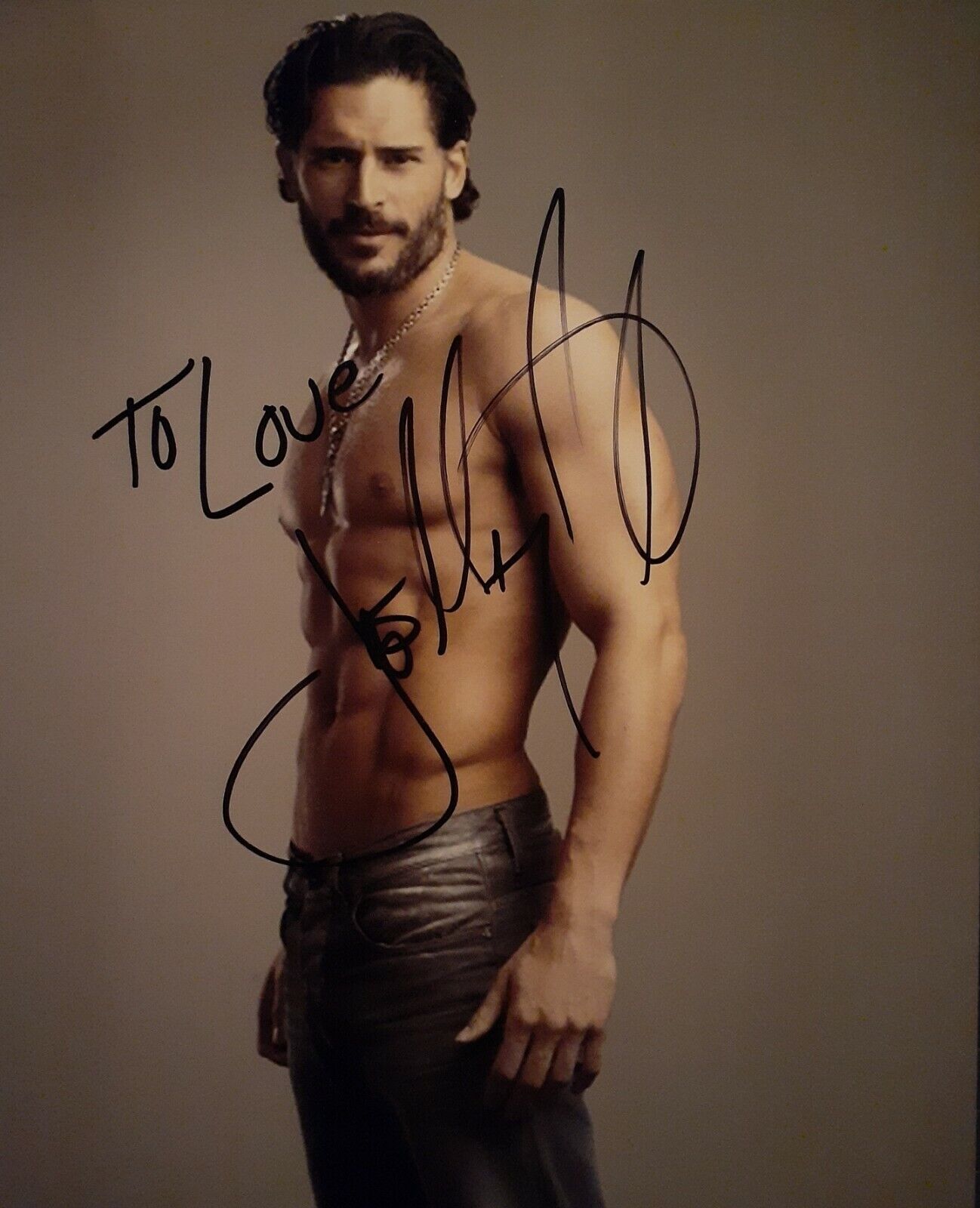 Joe Manganiello signed 8x10