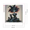 Halloween Skeleton Witch-Full Square Diamond Painting(35*35CM)