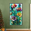 (US Local)Glass Flower- Round/Square AB Drills Diamond Painting(45x75cm)