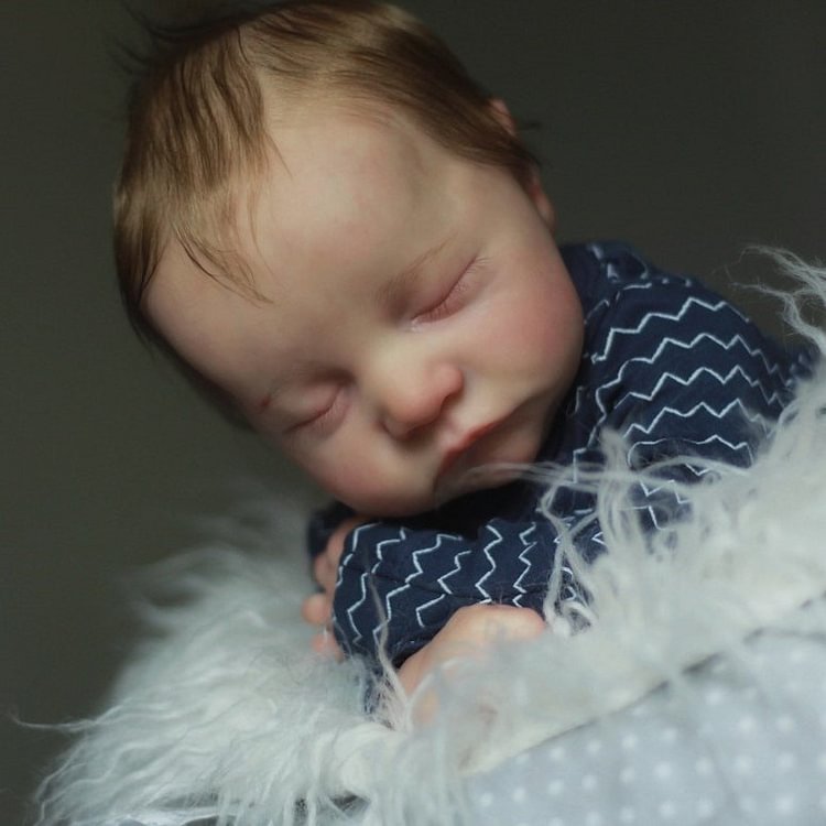 20" Soft Weighted Body Lifelike Cute Handmade Silicone Reborn Sleeping Toddler Doll Set,with Clothes and Pacifier Rebornartdoll® Rebornartdoll®