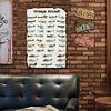 Avion vintage - Panneaux en &eacute;tain m&eacute;tallique(20*30cm/30*40cm) - Garage
