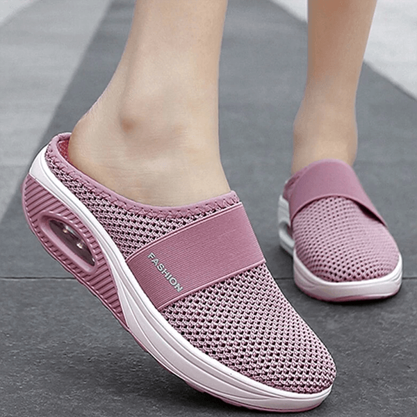 Breathable Lightweight Air Cushion Slip-On Walking Slipper