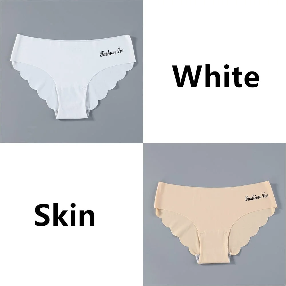 Seamless Women Pantys Girls Thongs Low Waisted Soft Woman Panties Briefs Fashion Solid Colors M-XL Sexy Underpants For Women New