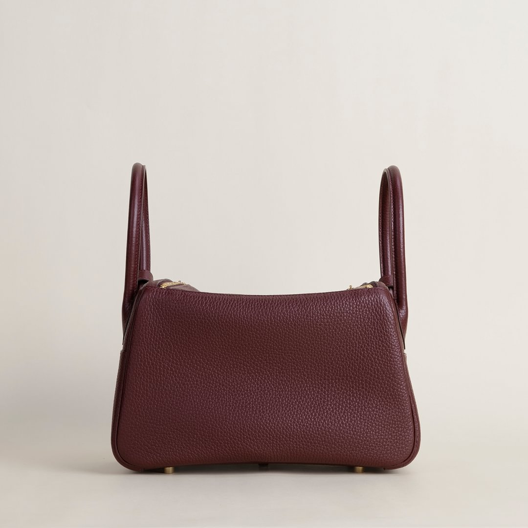 Lindy 26cm Clemence leather 57 Bordeaux&nbsp;GHW