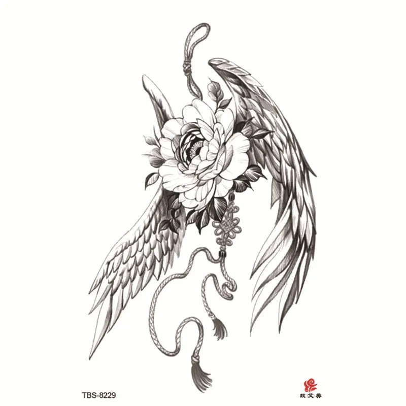 Tattoo Sticker Flower Temporary Sleeve Tattoo Waterproof Sexy Body Art Fashion