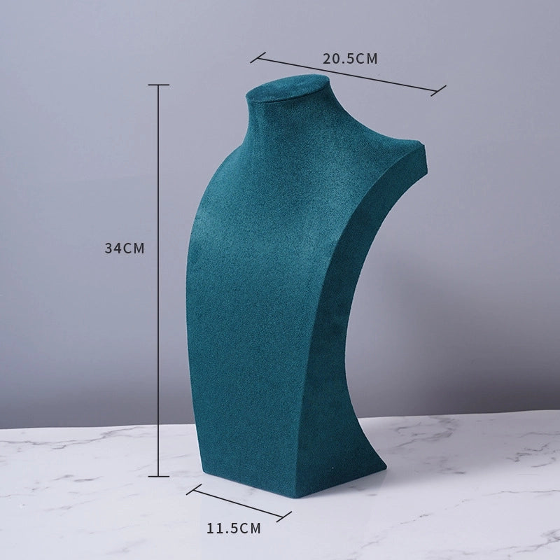 1 Piece Velvet Minimalist Solid Color Jewelry Display