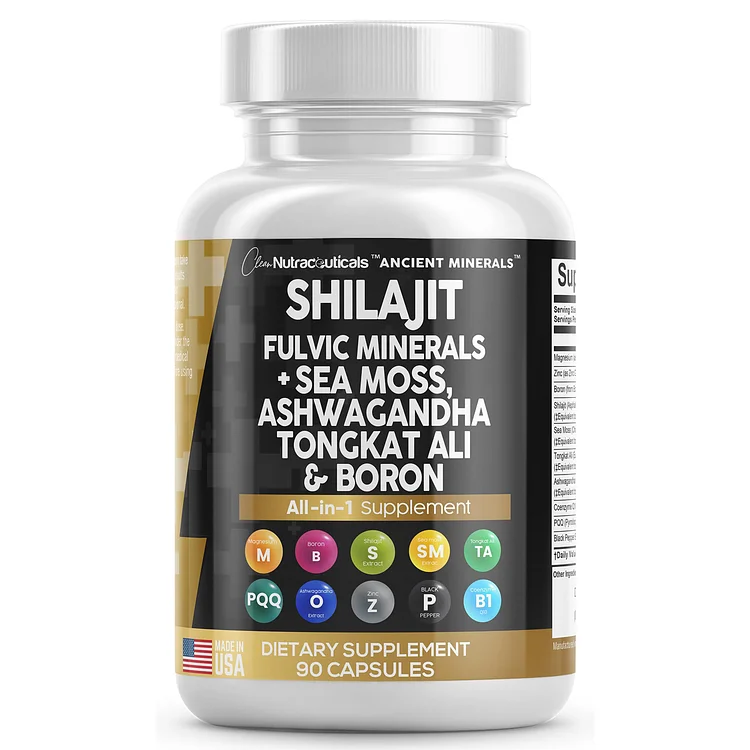 🎁[Free Shipping]Shilajit Supplement Capsules for Men