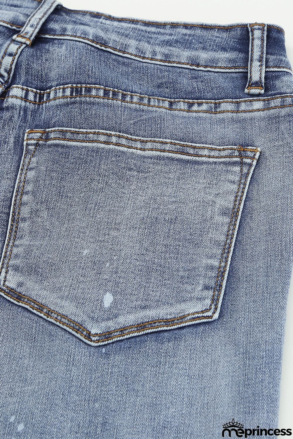 Bleach Splatter Boyfriend Straight Jeans