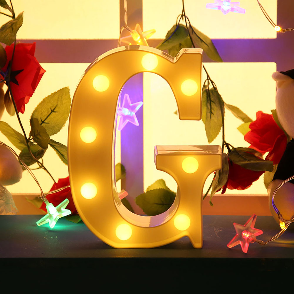 

Alphabet Letter LED Marquee Sign-Night Light, 501 Original
