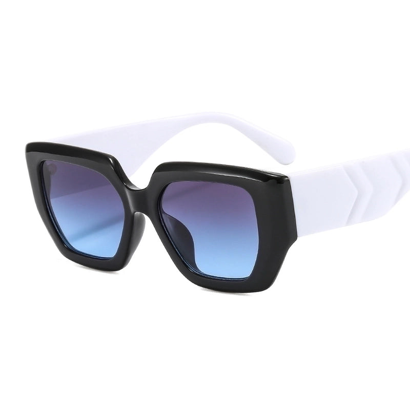 Retro Leopard Ac Cat Eye Patchwork Full Frame Women’s Sunglasses