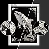 Diamond Painting-DIY Special Shaped Drill Pearl Painting Whale(30x40cm)
