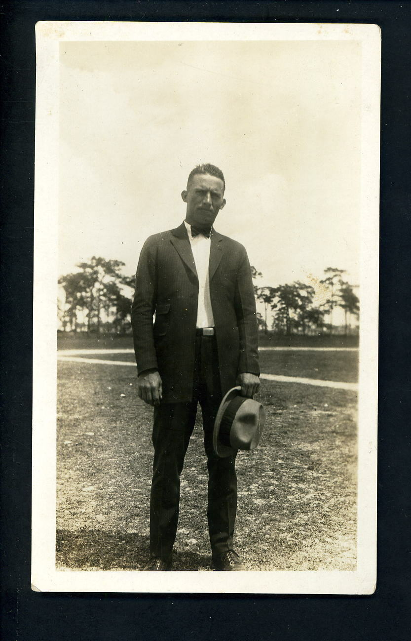 Philadelphia Athletics unknown player circa 1920s Type 1 Press Original Photo Poster painting 2B