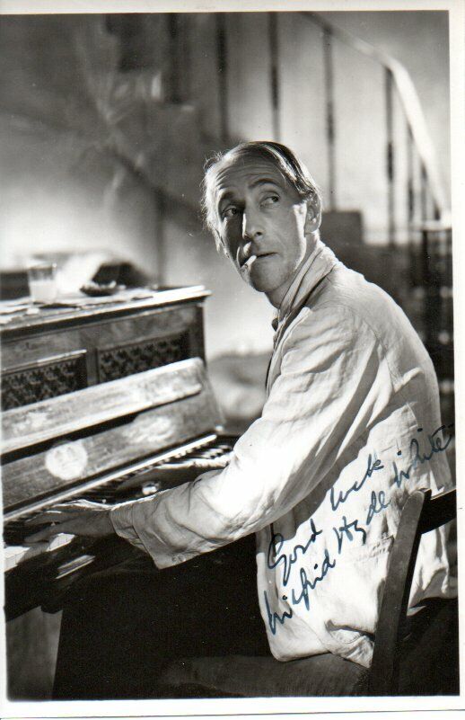 WILFRED HYDE WHITE HAND SIGNED VINTAGE EARLY Photo Poster painting AUTOGRAPH