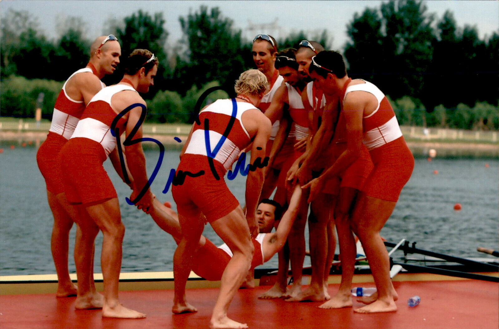 Brian Price SIGNED 4x6 Photo Poster painting TEAM CANADA Men's 8 ROWING / OLYMPICS GOLD MEDAL 6