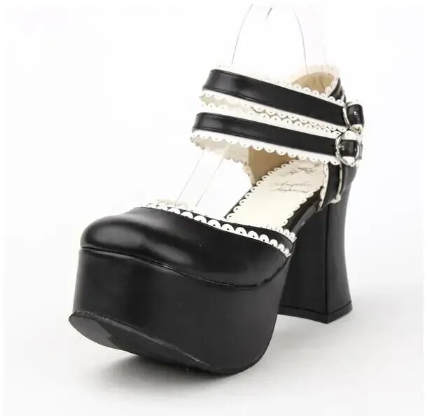 VCshoes Woman Mori Girl Lolita Cosplay Shoes Lady High Heels Pumps Women Dress Party Sandals