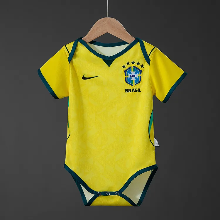 Baby Brazil 2026 World Cup Home Jersey 1:1 Thai Quality