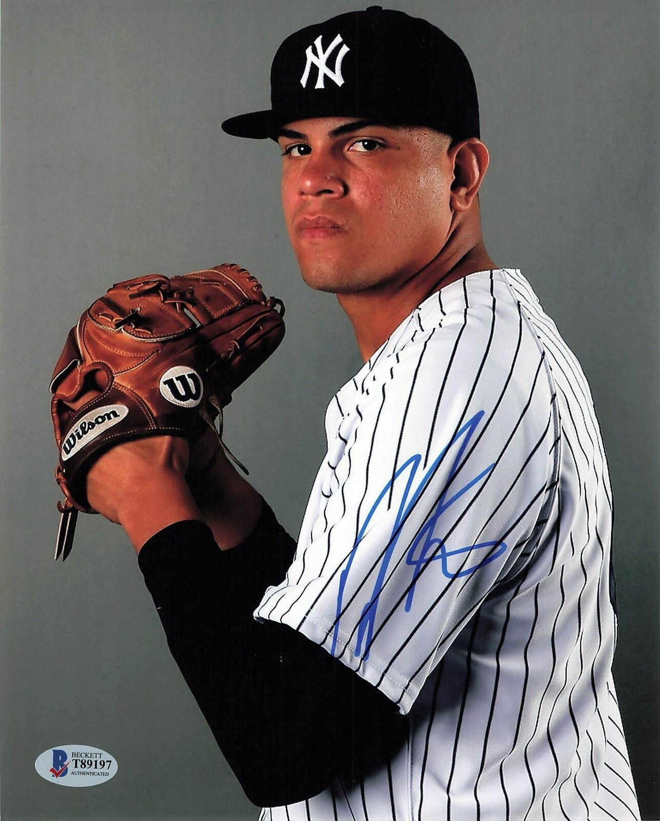Dellin Betances signed 8x10 Photo Poster painting BAS New York Yankees Autographed