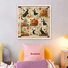 Patchwork Pumpkin Witch-11CT Stamped Cross Stitch 45*45cm/17.72*17.72in