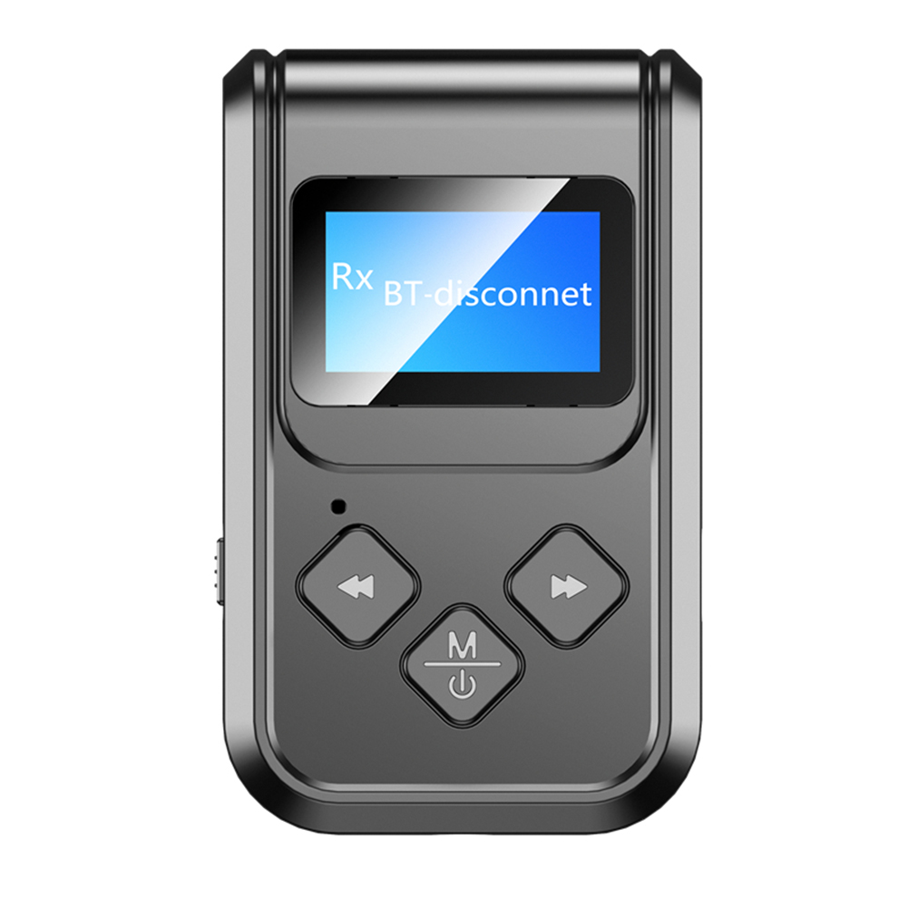 

T15 LCD Display Bluetooth Audio Receiver Transmitter AUX Handsfree Adapter, 501 Original