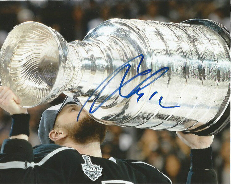 Los Angeles Kings Marian Gaborik Stanley Cup Signed Autographed 8x10 Photo Poster painting COA B